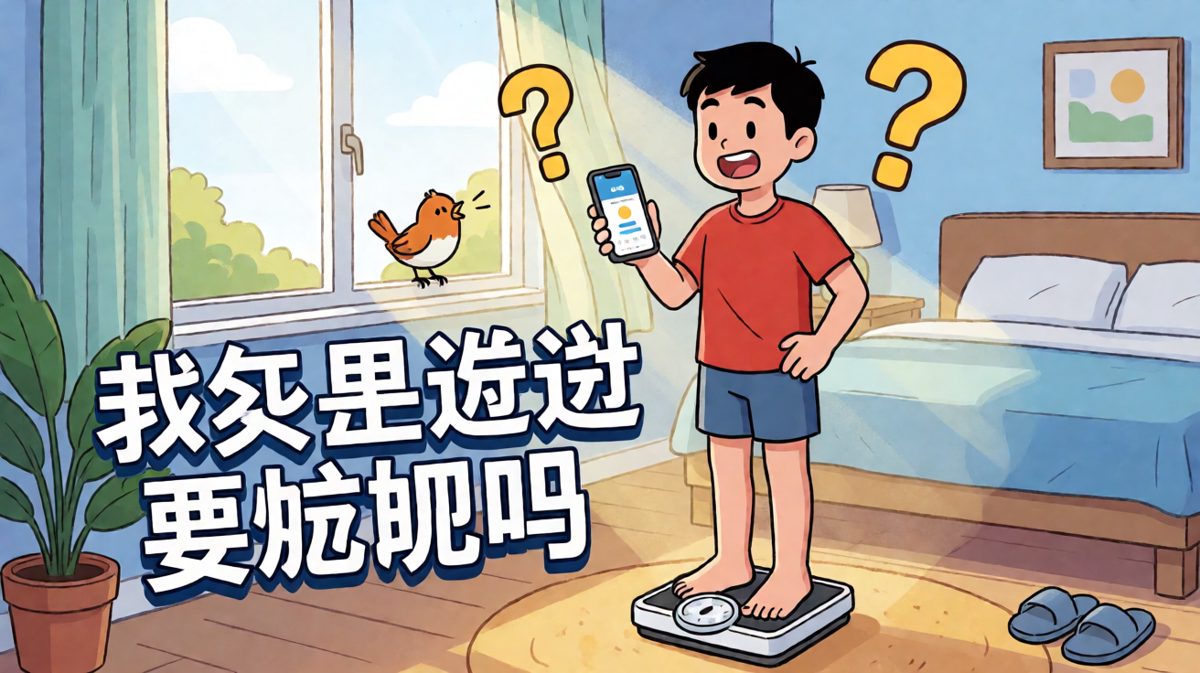 次日清晨面对秤上的数字，心态彻底崩塌。