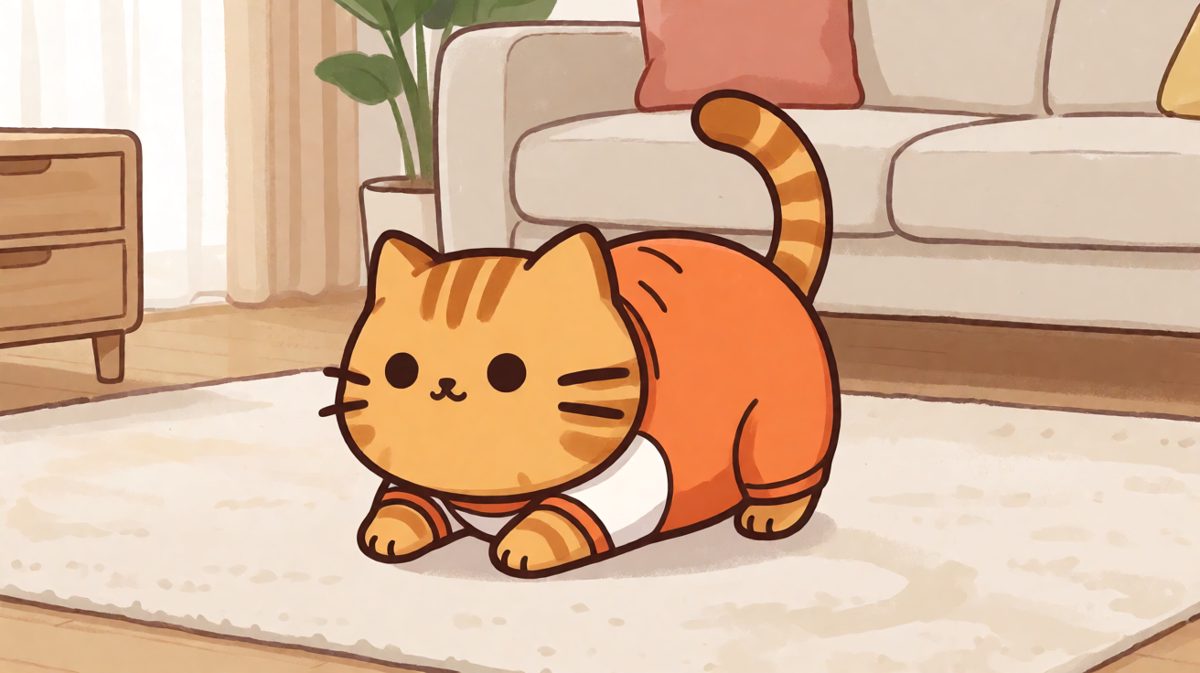追尾巴追到怀疑猫生