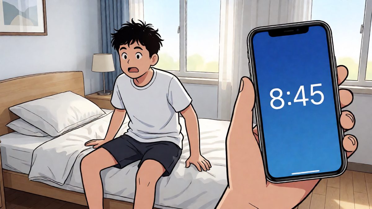 什么！已经八点半了！要迟到了！