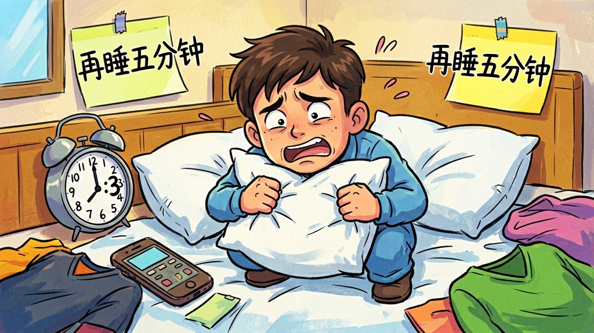 周一早上的我，连灵魂都还没起床