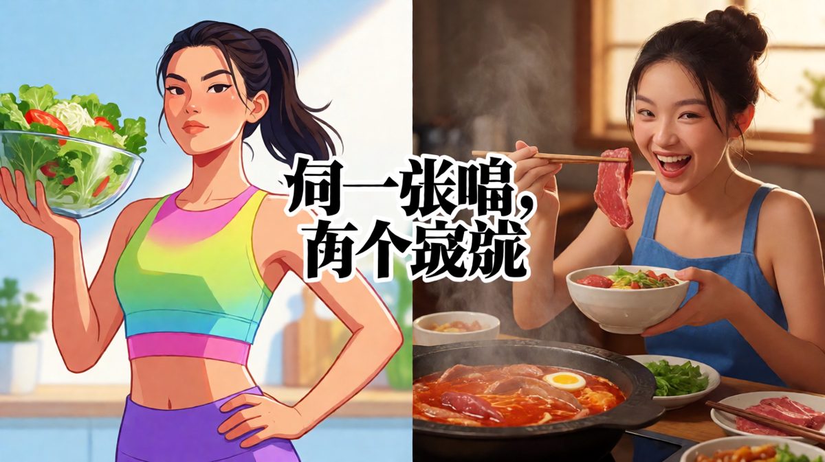 周一的我：我要瘦成闪电。周五的我：这毛肚真香