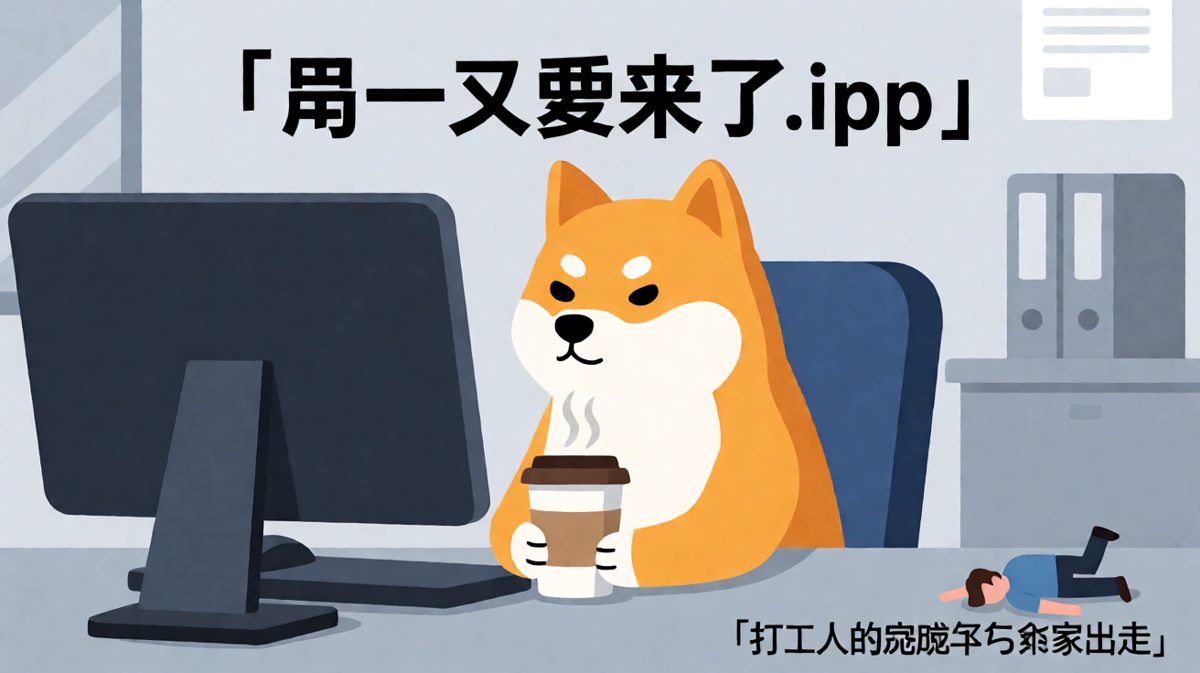 周一早起上班的我，灵魂和肉体已经分家了