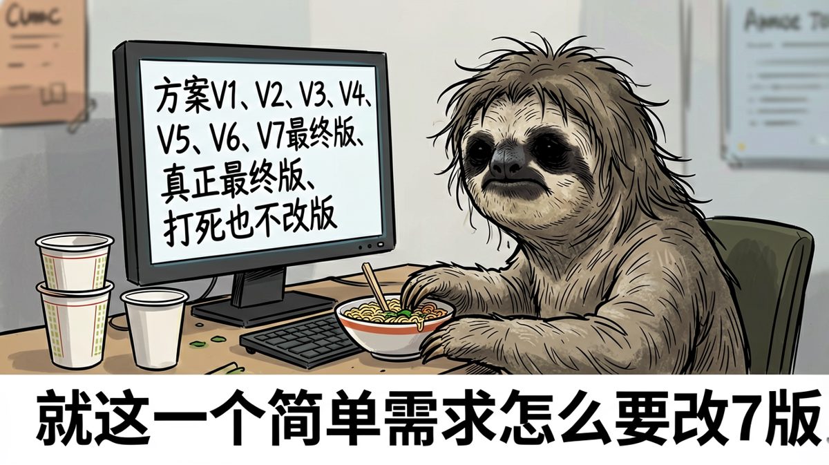 甲方的'简单改一下'是我崩溃的开始