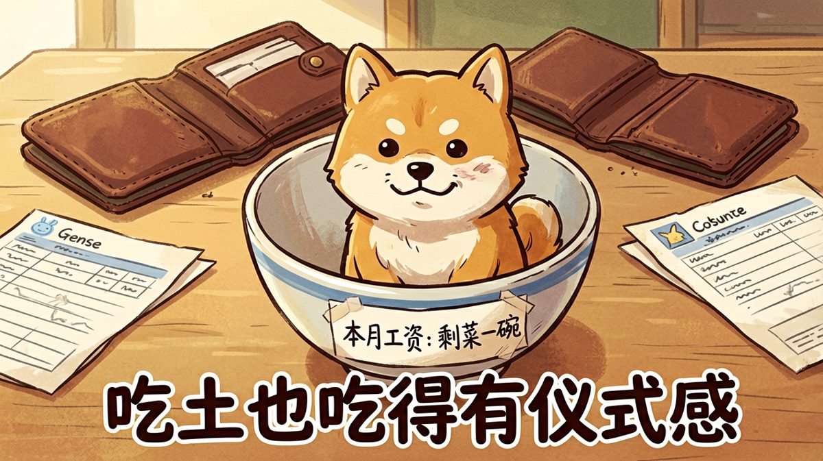 月底的我：吃土也要吃出高级感