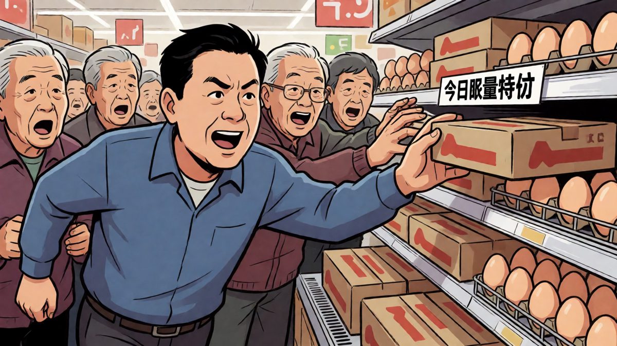 千军万马过独木桥，只为那一盒鸡蛋！