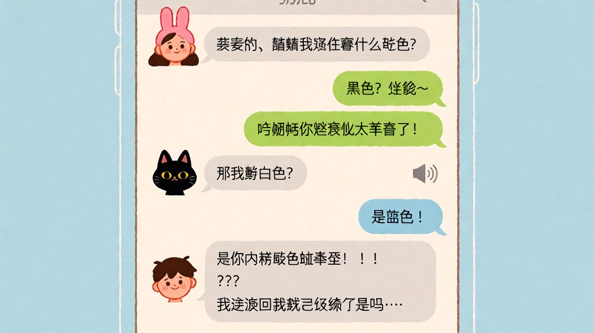 猜颜色翻车现场：男生以为在调情，女生其实在考他有没有认真看今天的穿搭