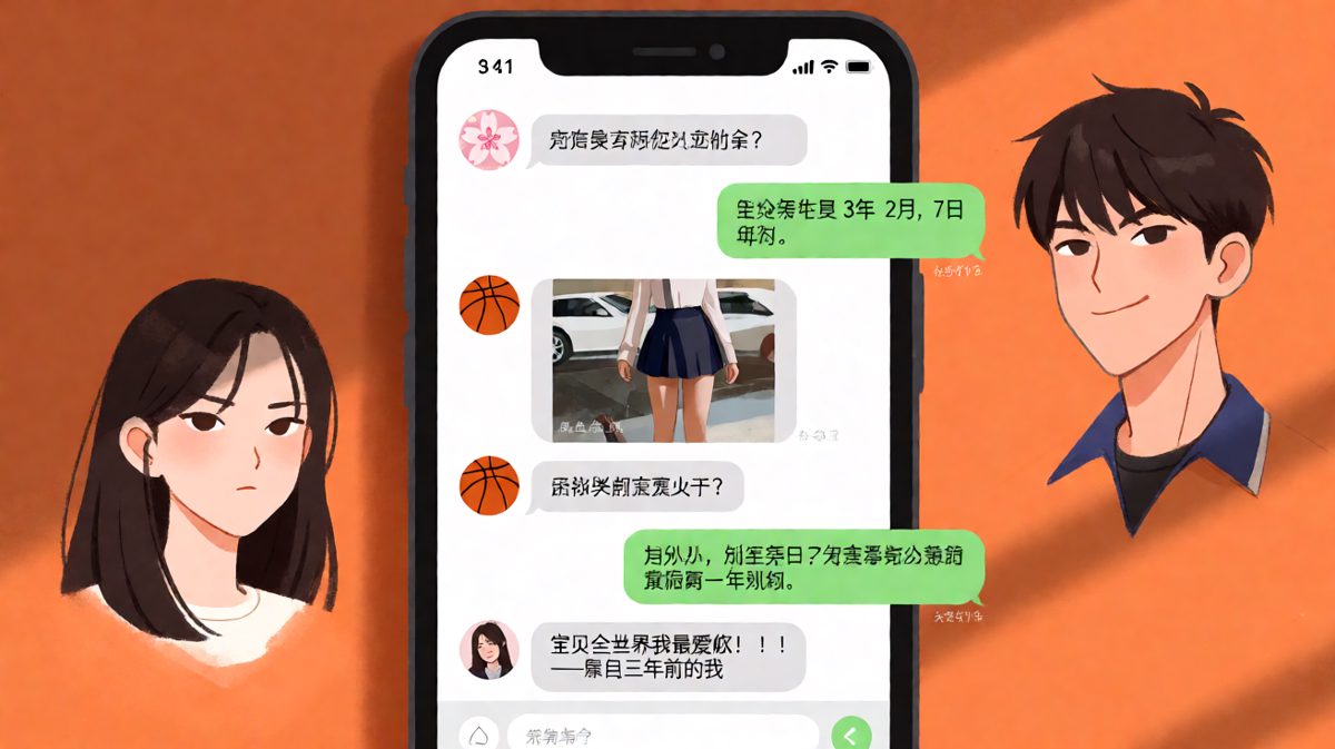 醋王女友翻旧账，男生三年前的甜言蜜语成了自己的催命符