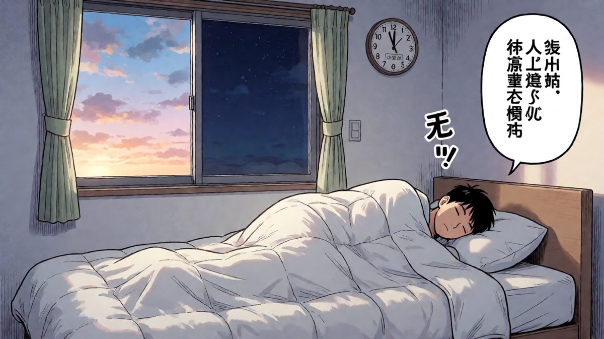 再睡五分钟……好像有点久
