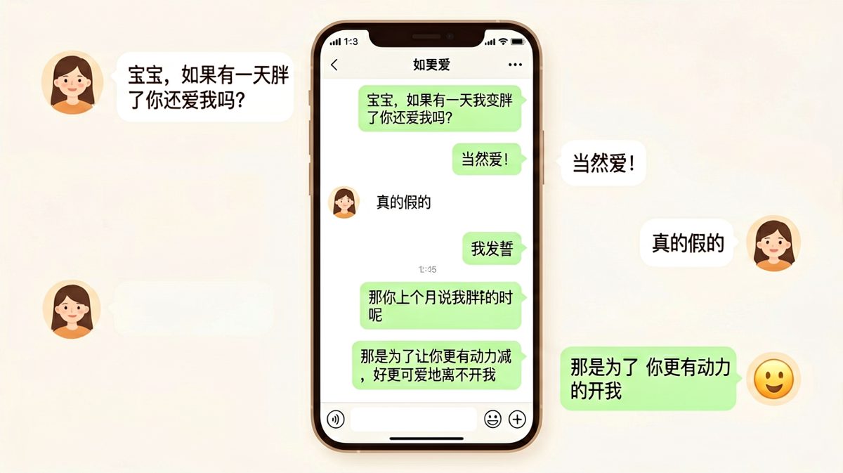 男生用逻辑鬼才化解了送命题