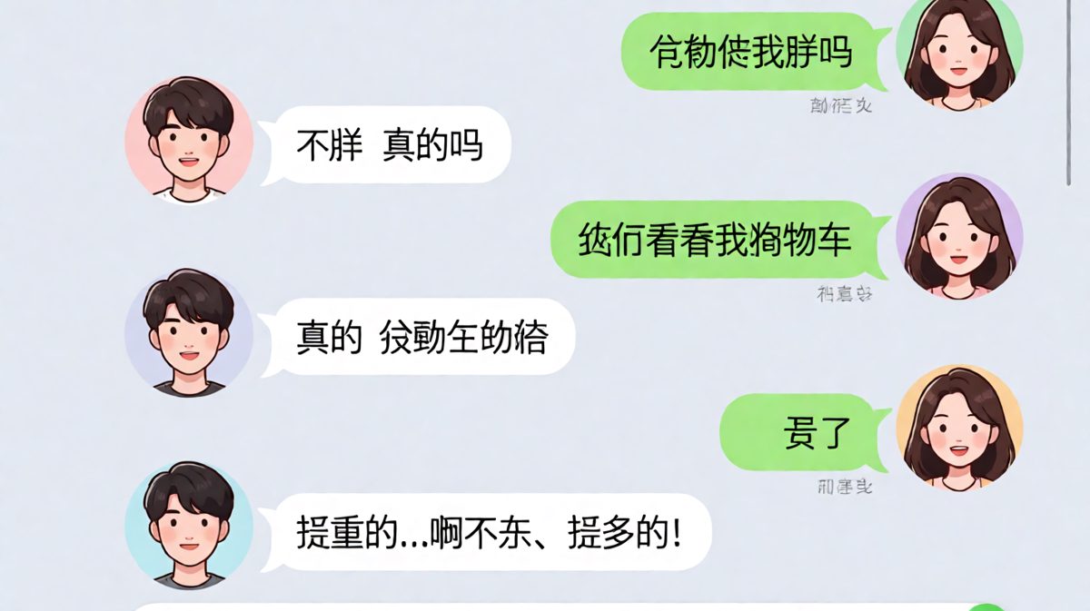 男生差点把'重'说出口成功自救的极限反转对话