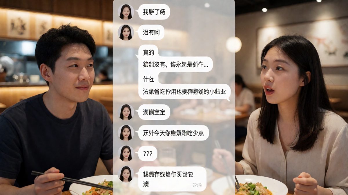 从夸胖到算账的急转弯，求生欲和钱包的双重考验