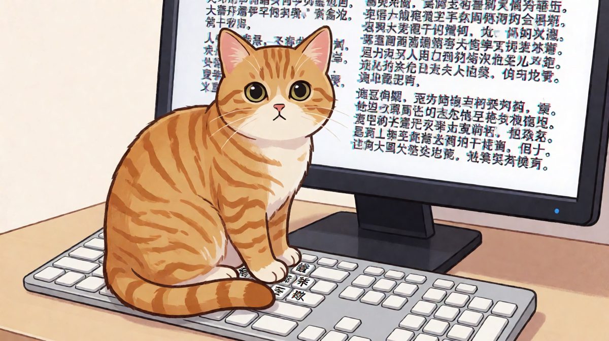 打工猫的键盘，字字皆是心血（混乱）
