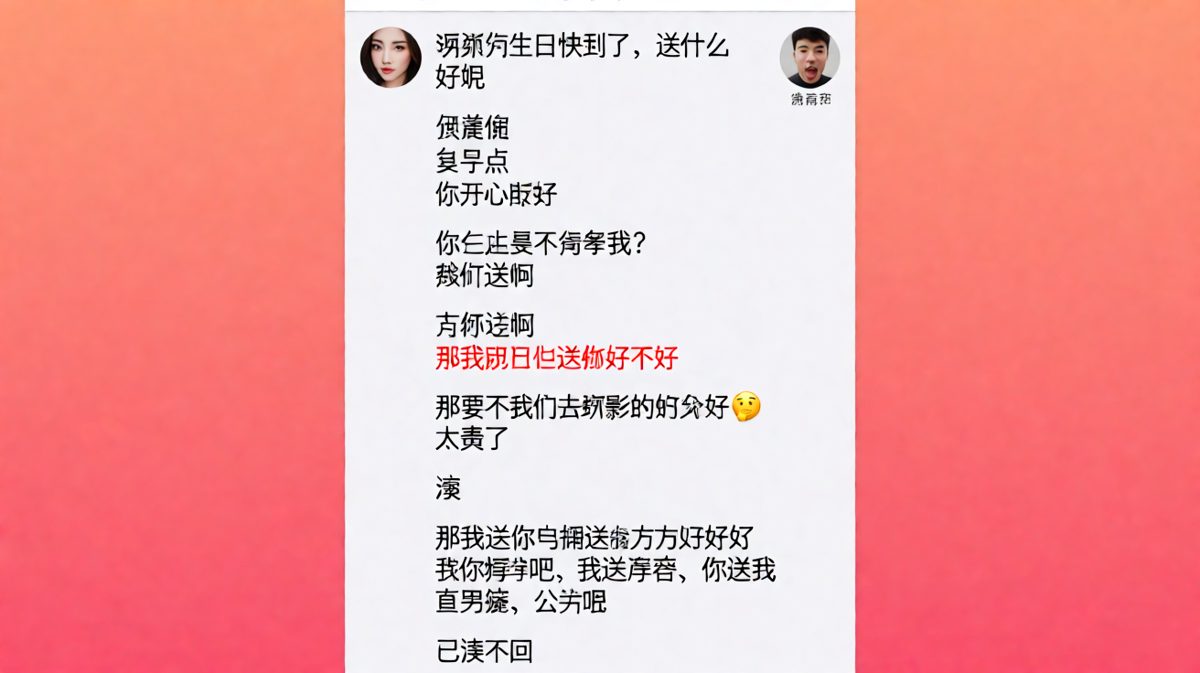 直男的终极礼物：把自己打包送出去，附带致命自嘲