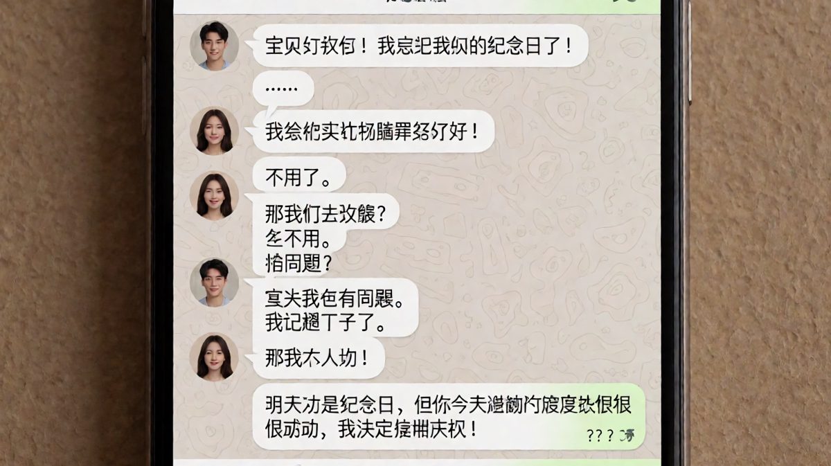 纪念日忘完了还想补救，结果反转比剧情还离谱