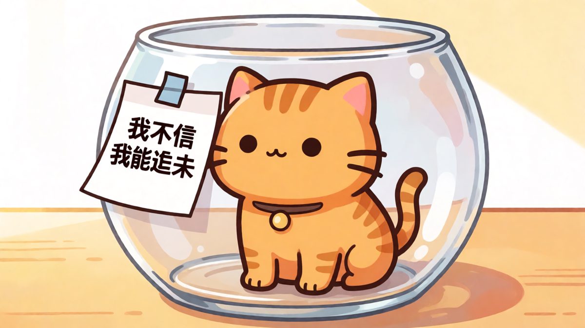 猫咪：只要我不看自己，这就是个宽敞的大别墅