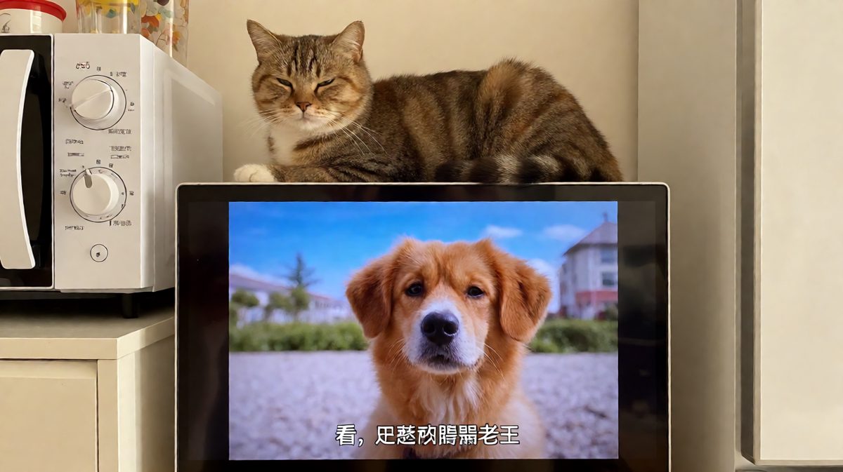 主子：本喵在巡视领地，顺便鄙视一下隔壁汪