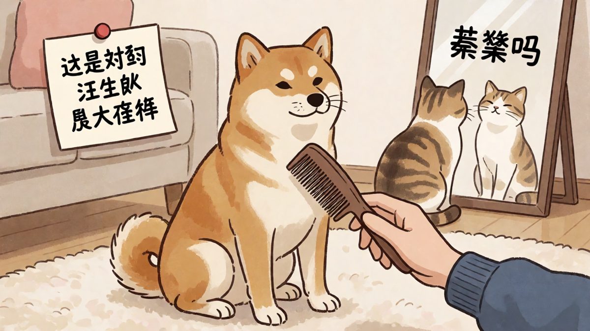 柴犬：梳毛是什么罪？本汪的一生都毁在了这把梳子上