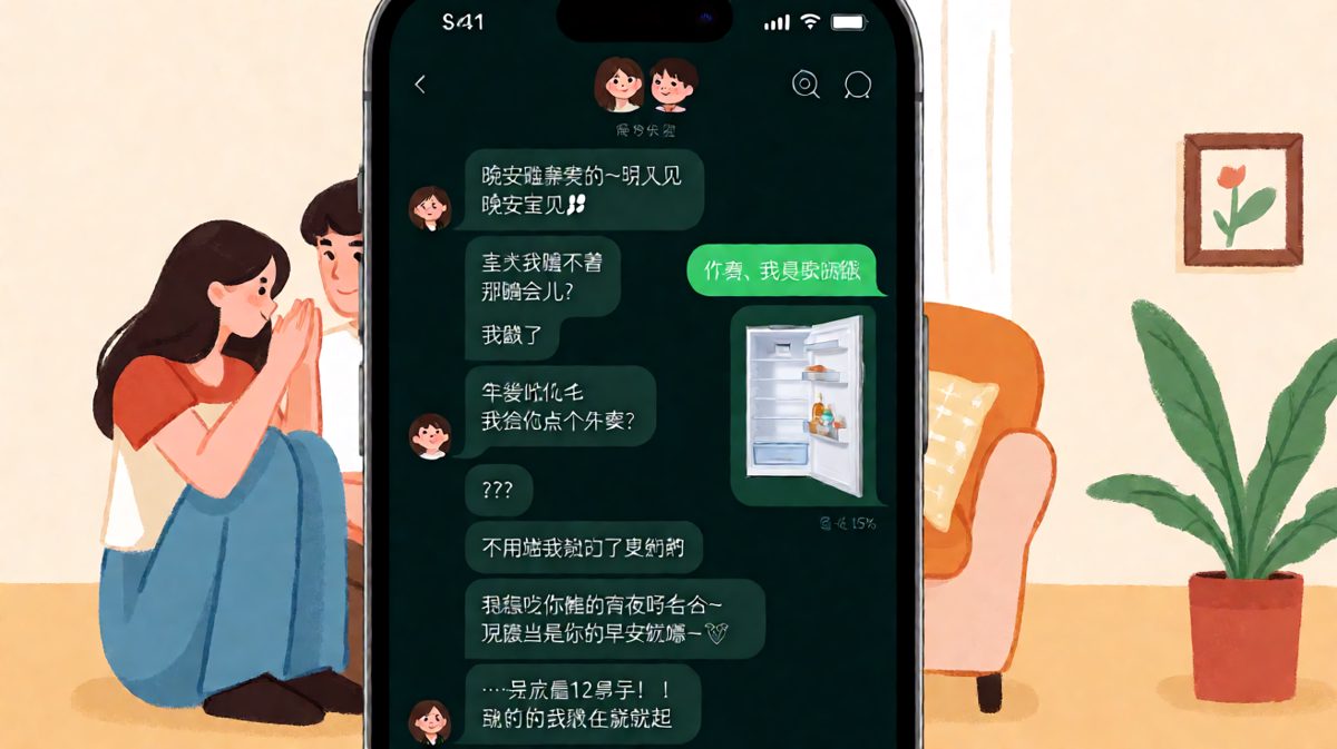 深夜撒娇大法：饿是想你了的借口