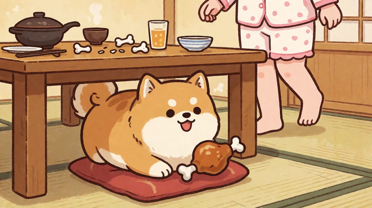 柴犬：不是我吃的……真的不是我……