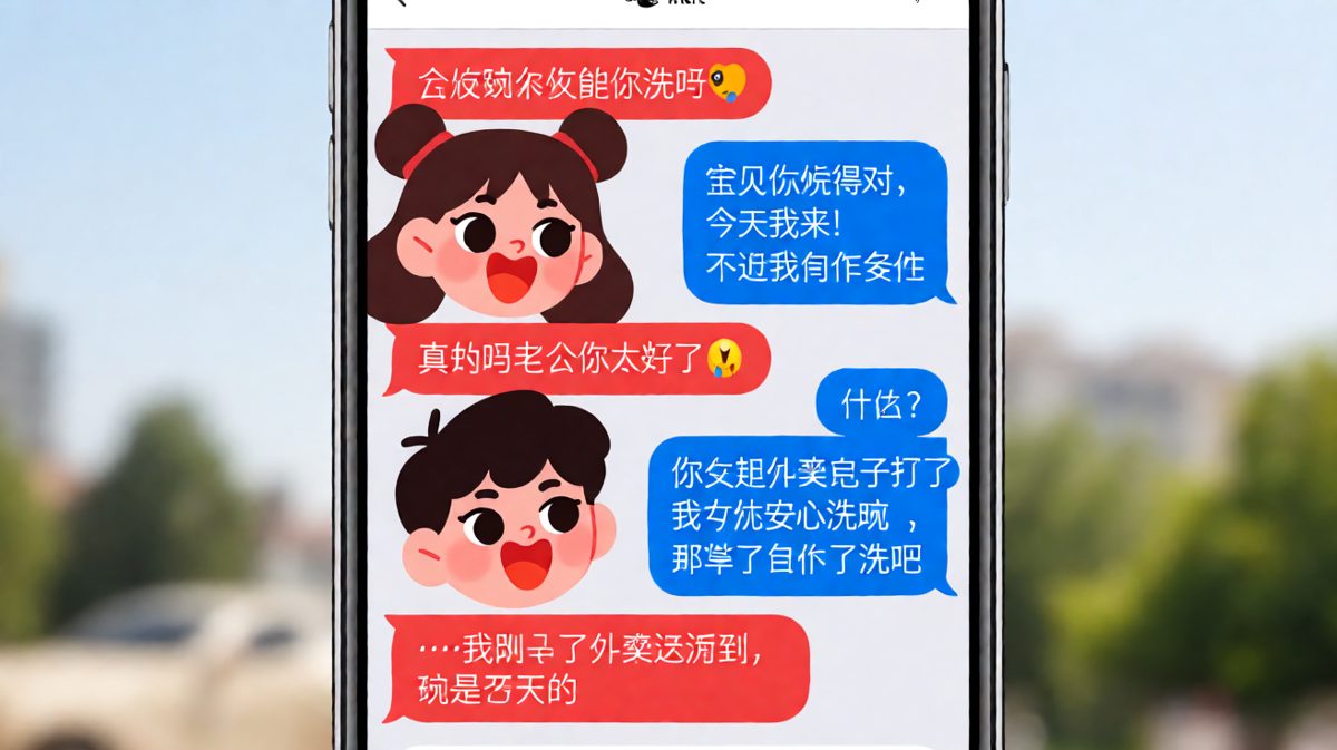 男生假意答应洗碗，结果条件比山还高的搞笑反转。