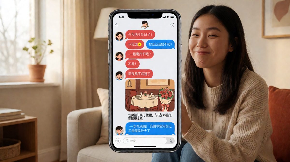女生假装生气试探，结果男生差点提出分手的搞笑反转。