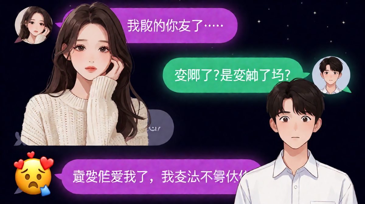 以为要分手结果被撒了一把狗粮