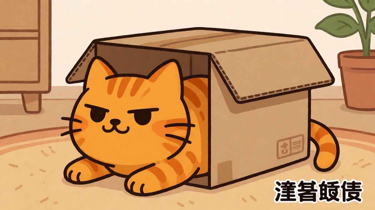 猫：只要我够努力，纸箱就能装下整个宇宙