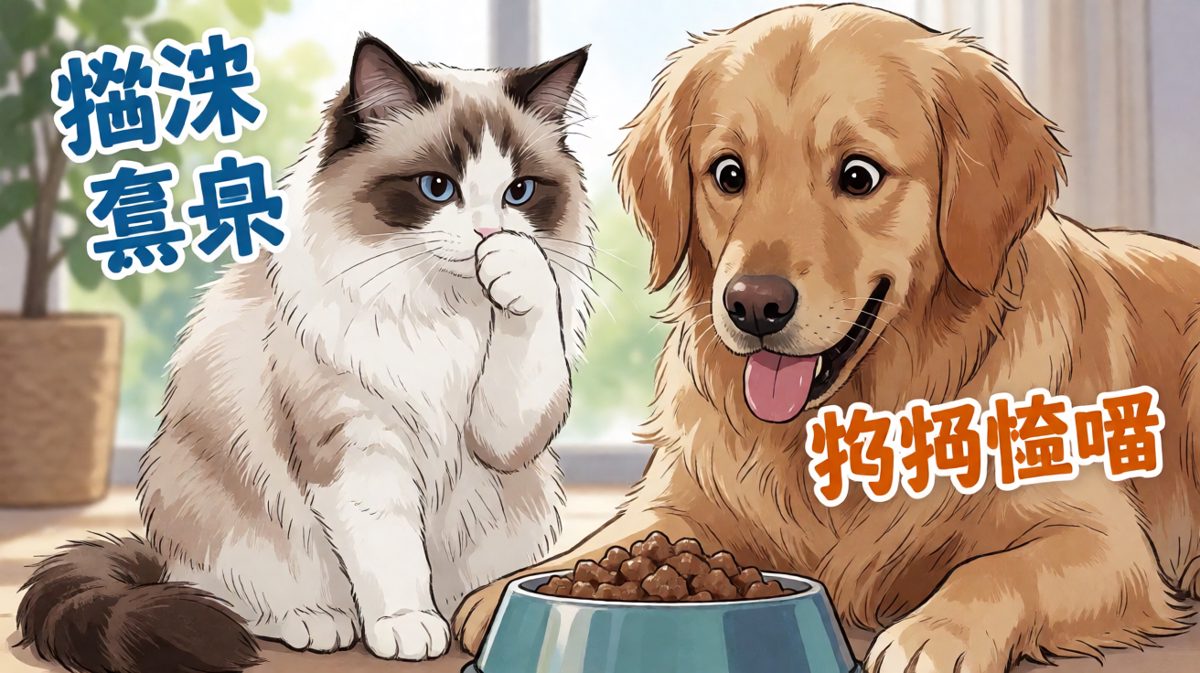 猫：和你吃饭是我这辈子的耻辱