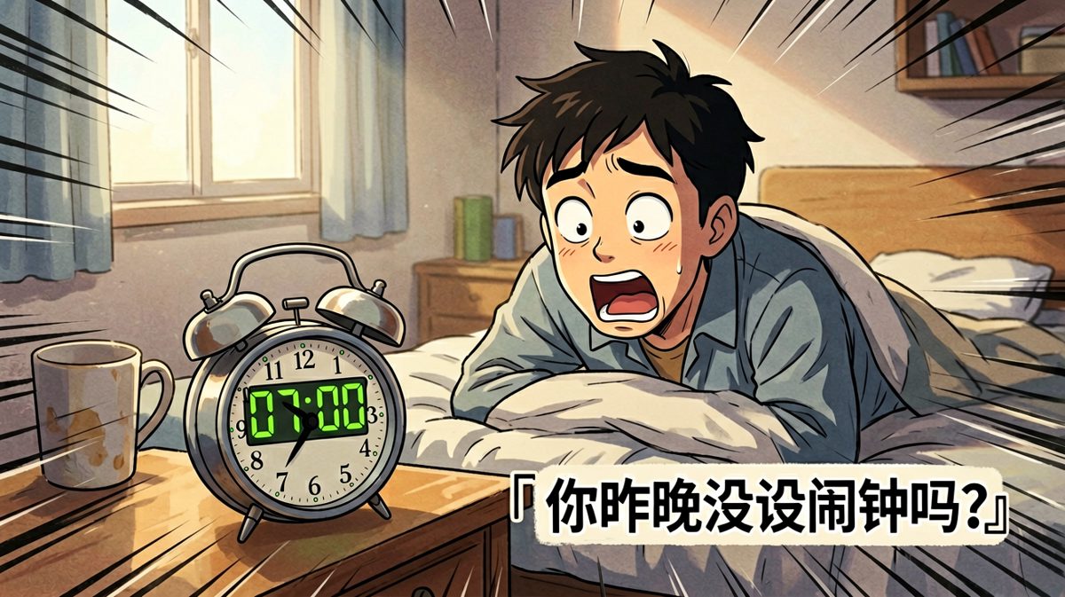 猛然惊醒：我什么时候睡的？