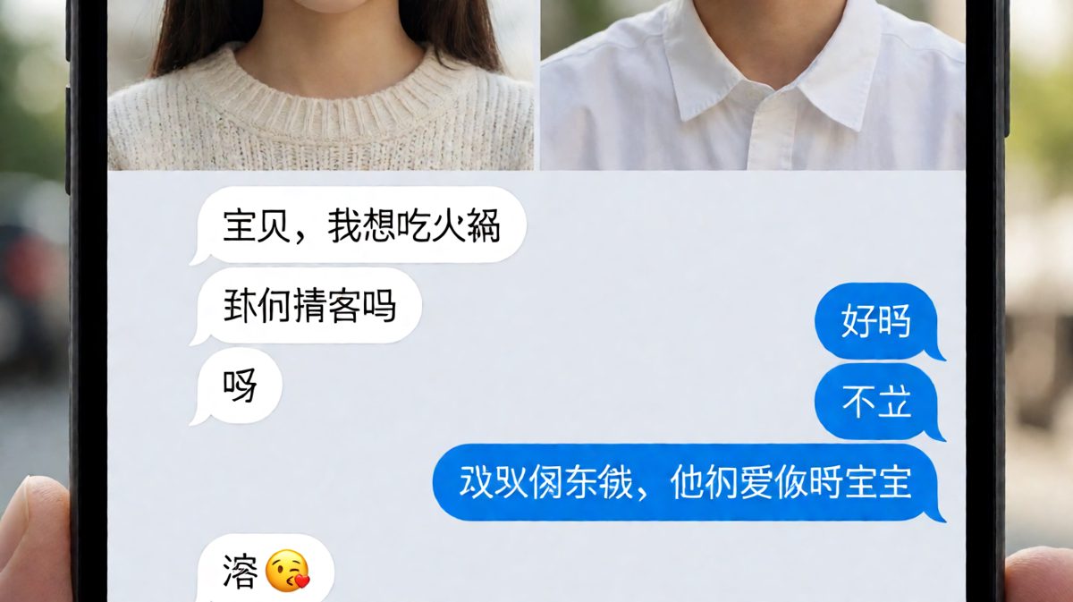 女生想吃火锅，男生先答应后哭穷，最终靠表白化险为夷。