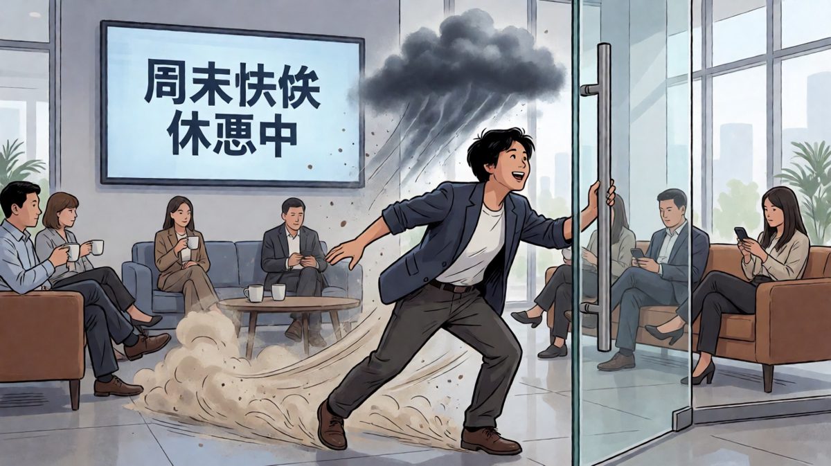 狂奔到公司，发现今天是周六……