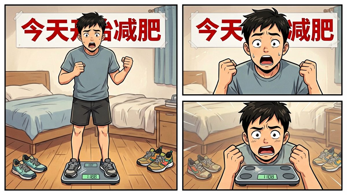 下定决心减肥