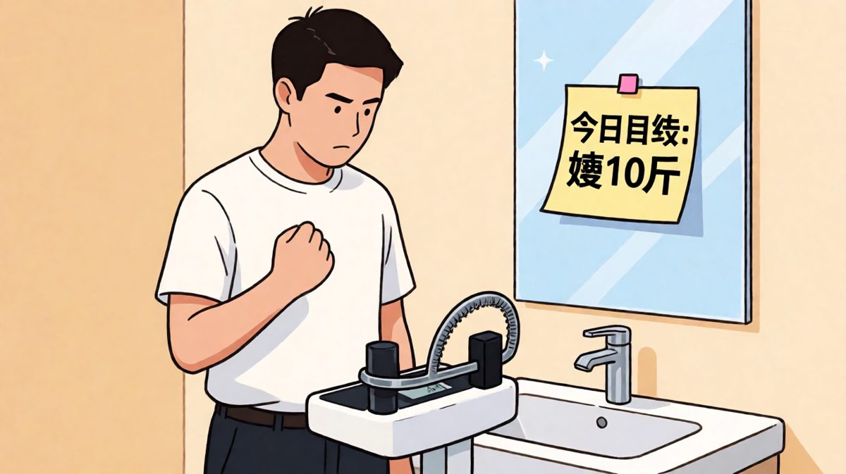 清晨立志，减肥大业正式启动！