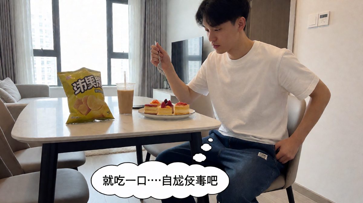 第二天：面对诱惑开始了激烈内心斗争