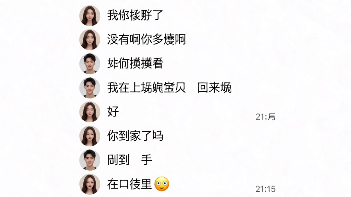 说胖要哄，结果男生用实际行动证明他根本没往心里去。