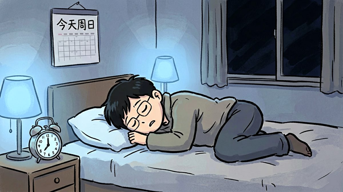 凌晨三点，睡得格外安详