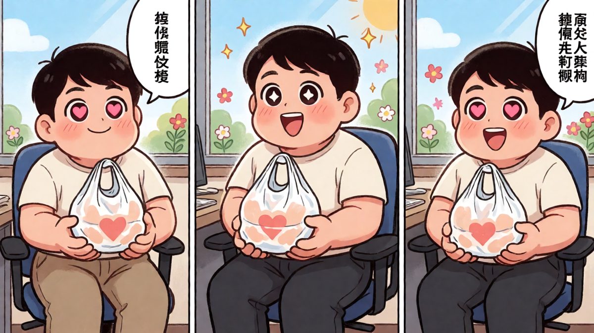 外卖送达！幸福的顶点！