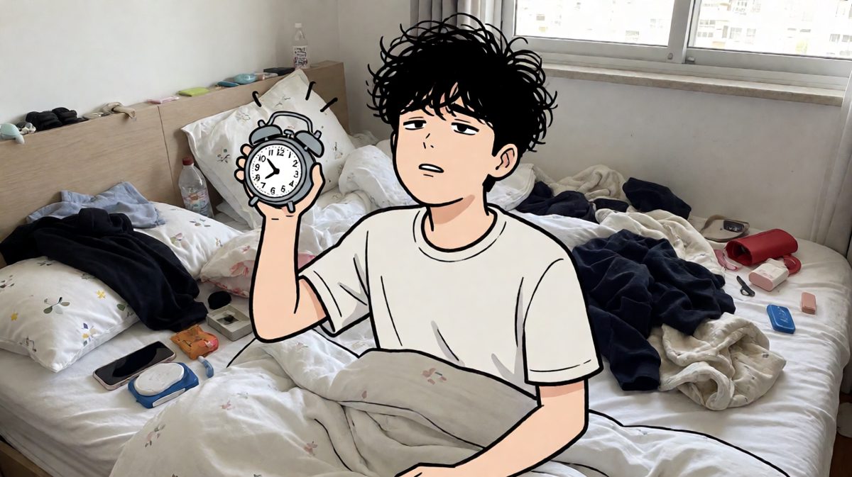终于醒了，但灵魂还在床上的时候