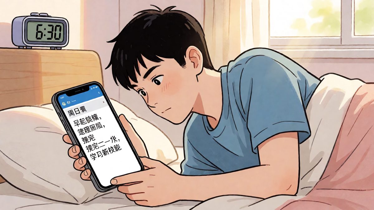 周日清晨六点，雄心壮志瞬间拉满