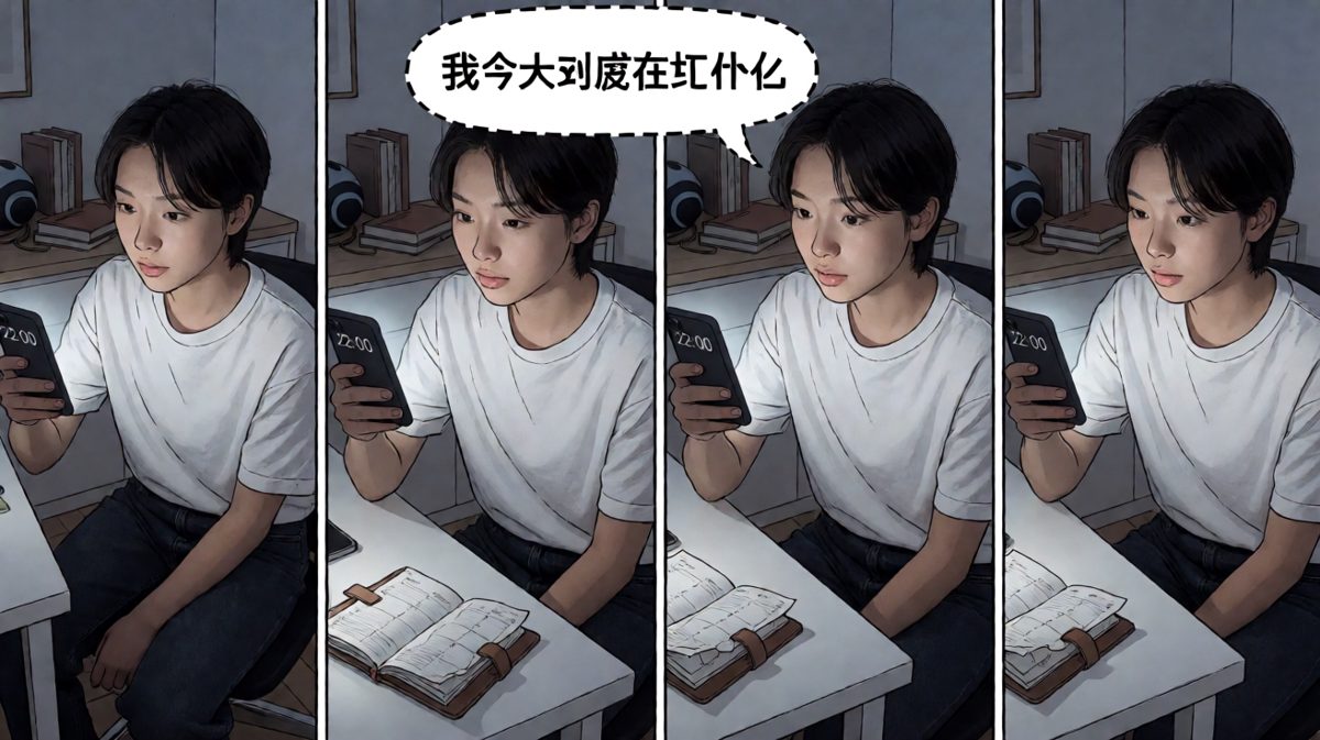 结束一天后陷入灵魂拷问