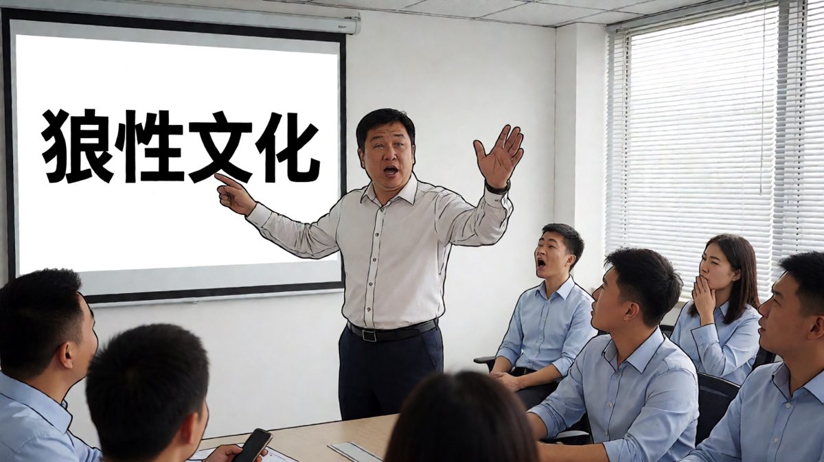 老板讲狼性文化，员工们：那下班时间呢？