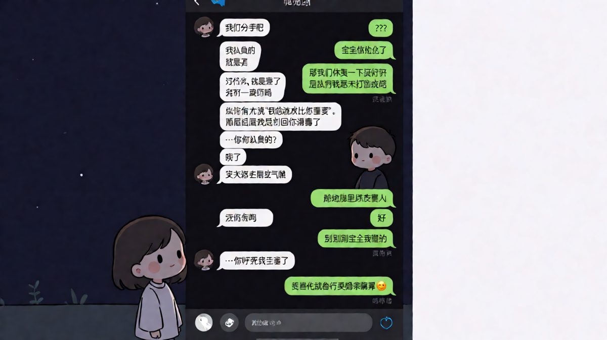 一句'分手吧'引发的血案——直男的求生欲在奶茶面前终于胜利
