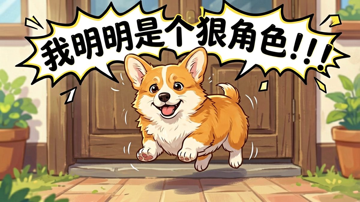 柯基的门槛之战，尊严碎了一地。