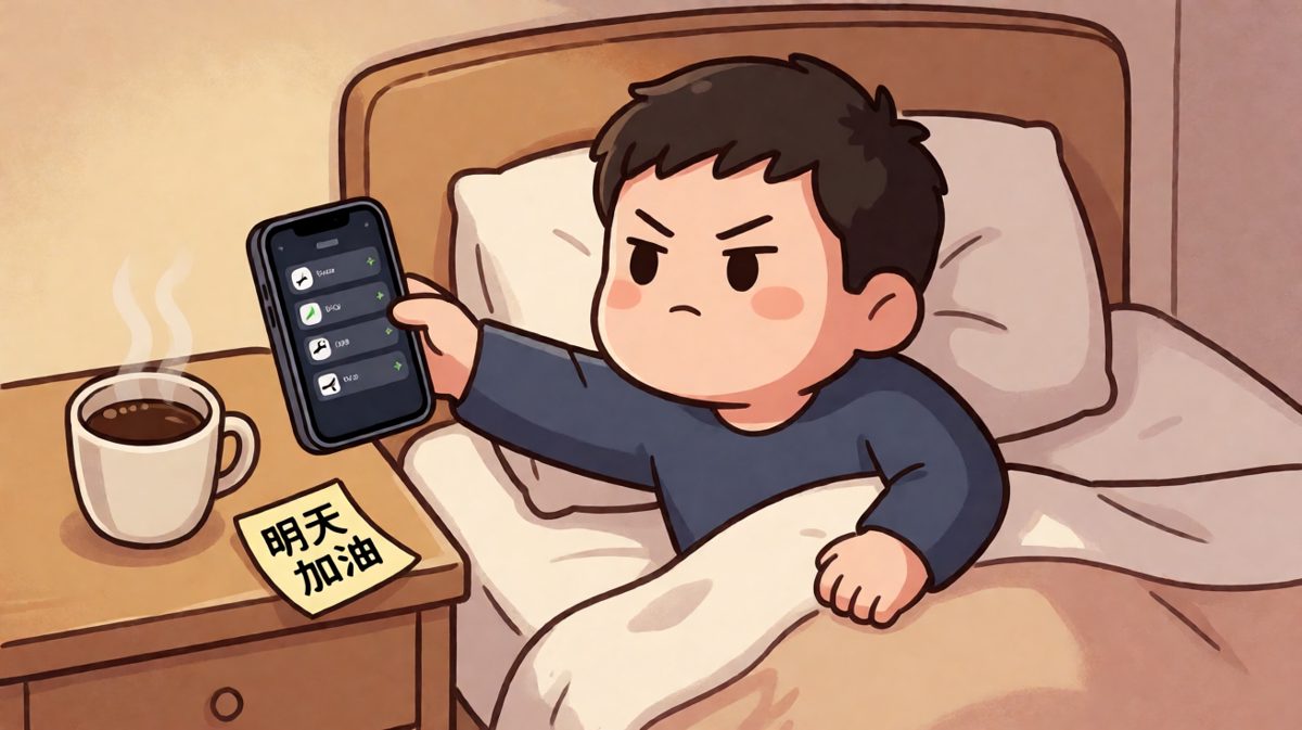 深夜发誓明天一定早起
