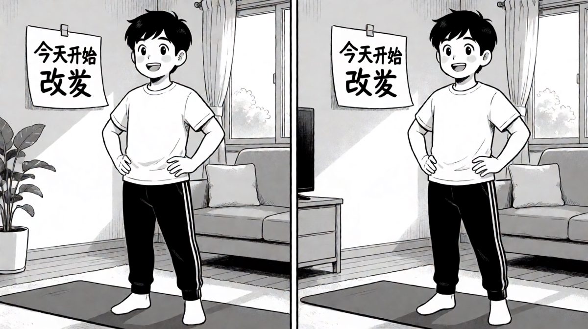 信心爆棚，准备开始健身