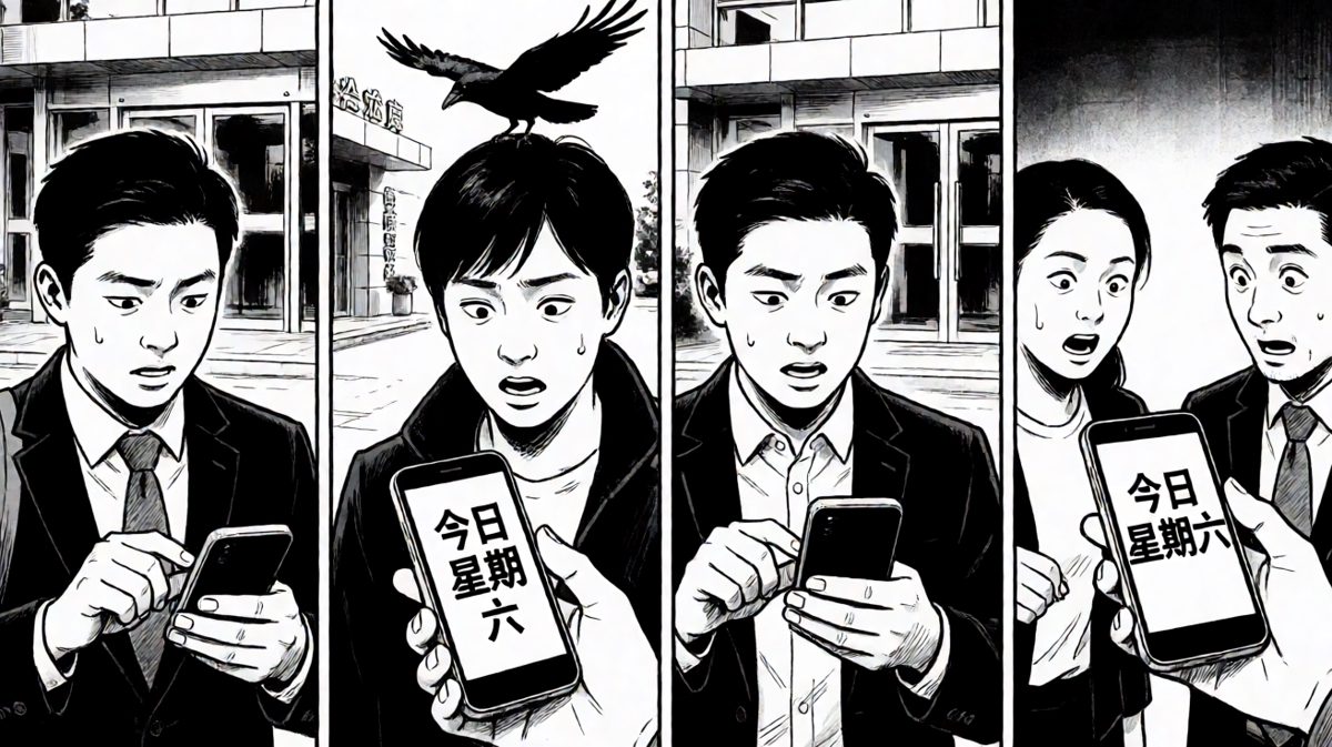 到达公司发现今天是周六