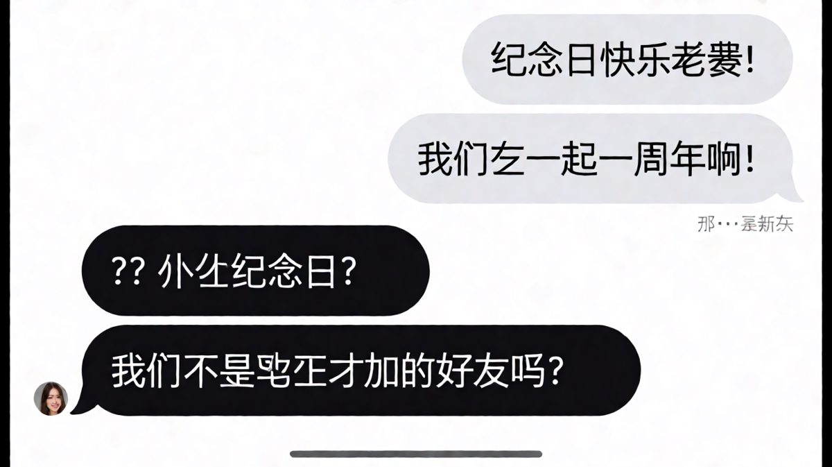 男朋友记错关系进度条的社死瞬间
