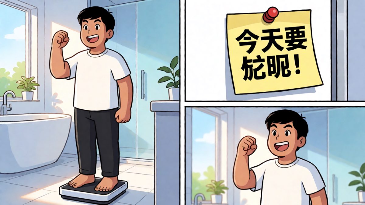 立下减肥决心