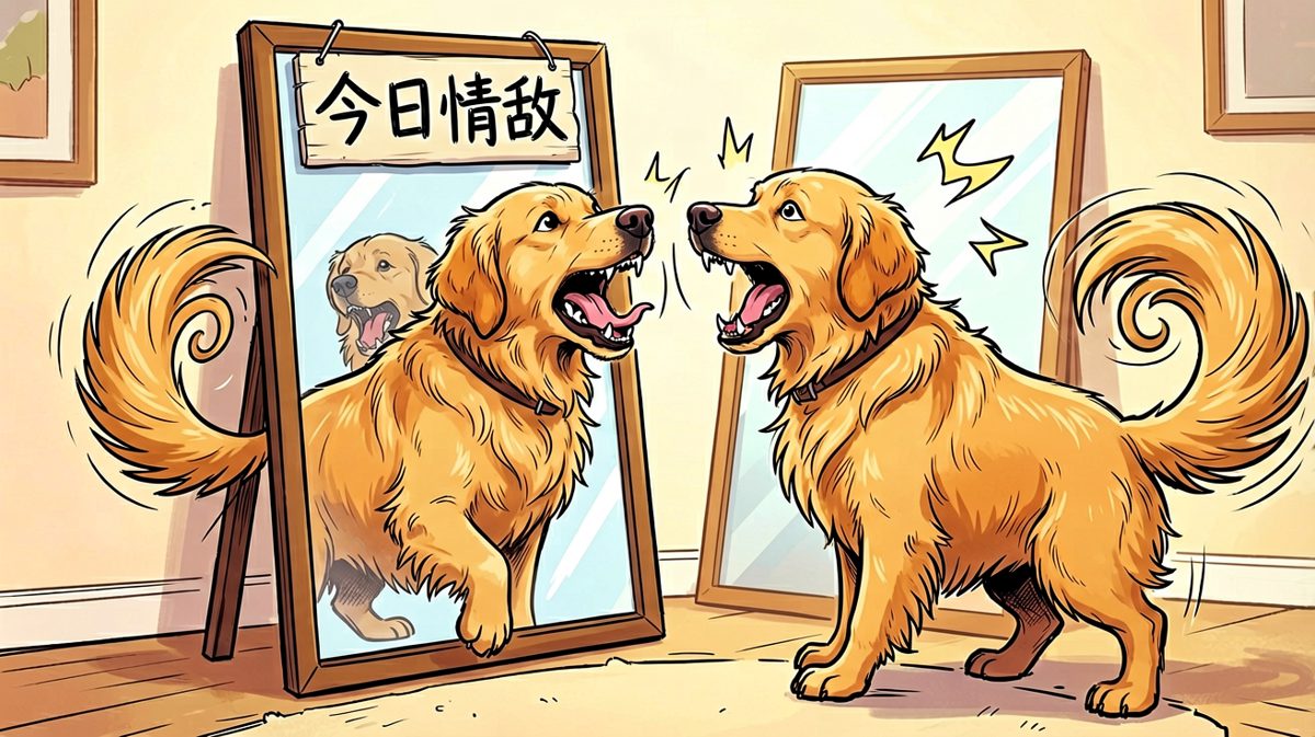 狗：那个家伙是谁！给我出来单挑！