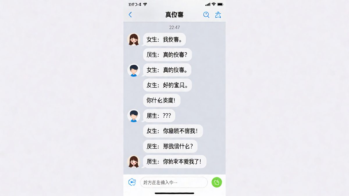 我没事=我有事，男生的噩梦时刻